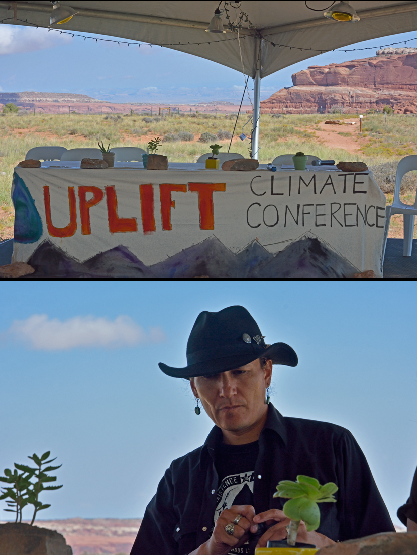 In Utah, defending the climate
Keywords: Klee Benally;klee;klee benally;Utah;uplift;uplift 2017;photo©Christine Prat