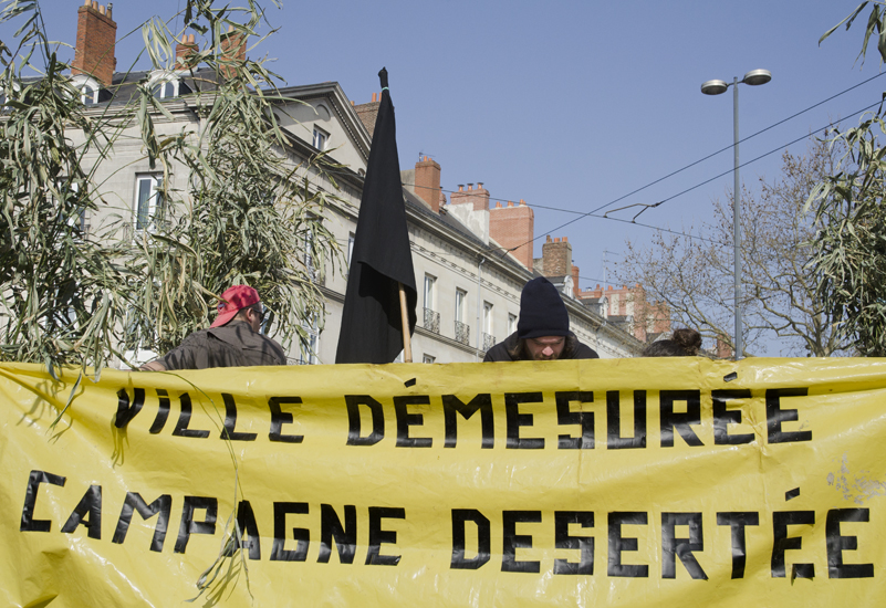 Nantes, 24 mars 2012, manif contre le projet d'aéroport international
